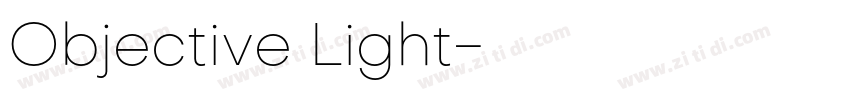 Objective Light字体转换